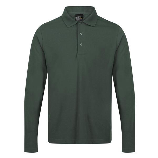 Regatta Professional Mens Long-Sleeved Polo Shirt - Dark Green