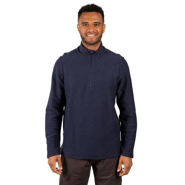 Trespass Mens Taddingley Half Zip Sweatshirt - Navy - 