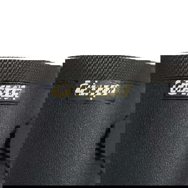 Grisport GriSport Stream Mens/Womens Neoprene Fishing Hunting Farm Wellies Boots, close-up of the black textured upper with Grisport logo.