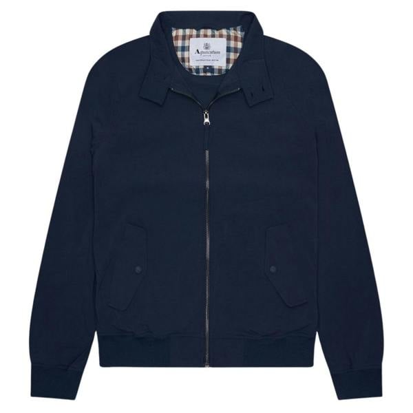 Aquascutum Active Active Coach Jacket Navy Navy Blue Jacket L