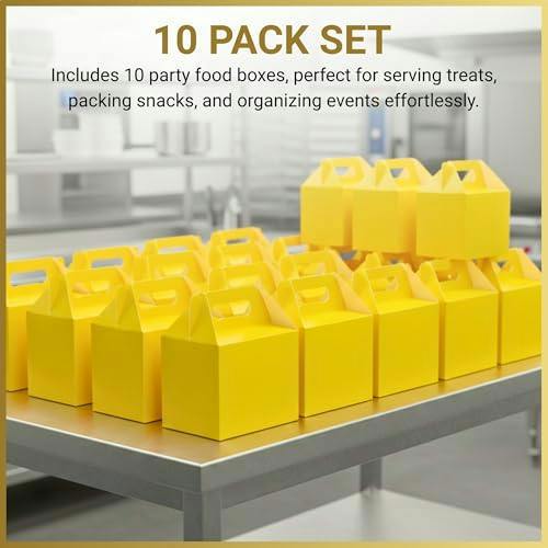 Cardboard Party Food Boxes in Mixed Pack Sizes for Cakes, Snacks and Treats image 5