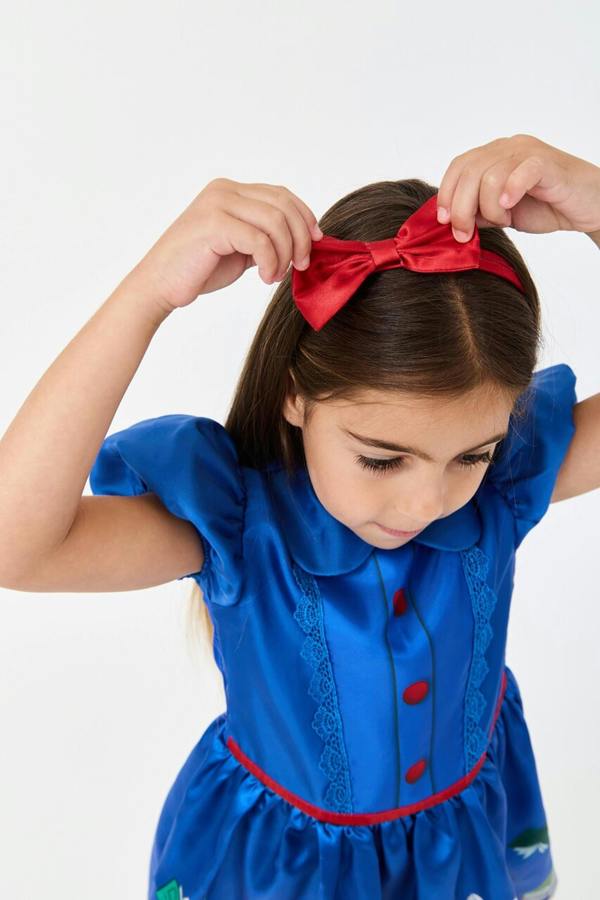 Vanilla Underground Blues Group Girls Blue Book Worm 2 Piece Costume