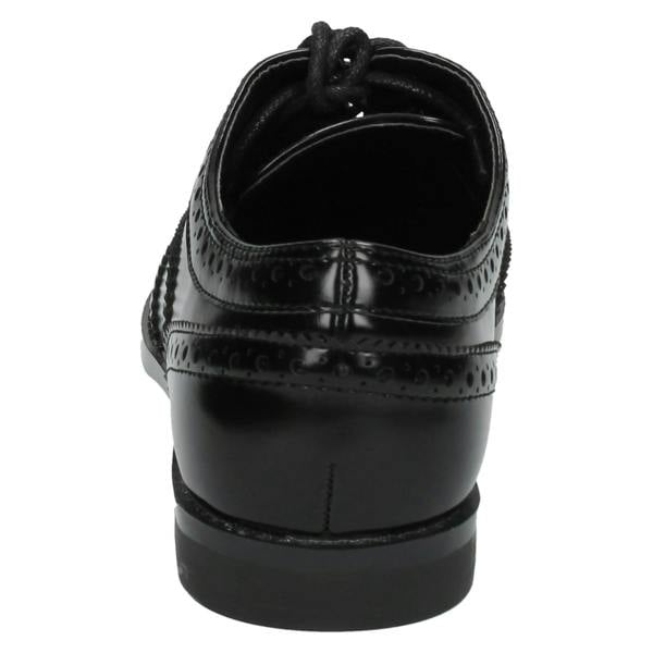 Spot On Ladies Spot On Casual Brogue Style Shoes