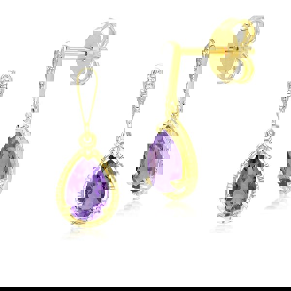 classic-pear-amethyst-diamond-drop-earrings-in-9ct-yellow-gold-135e1912019