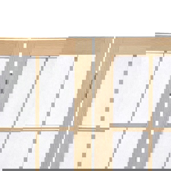 6-Panel Solid Wood Folding Room Divider Screen Natural Room Dividers Living and Home
