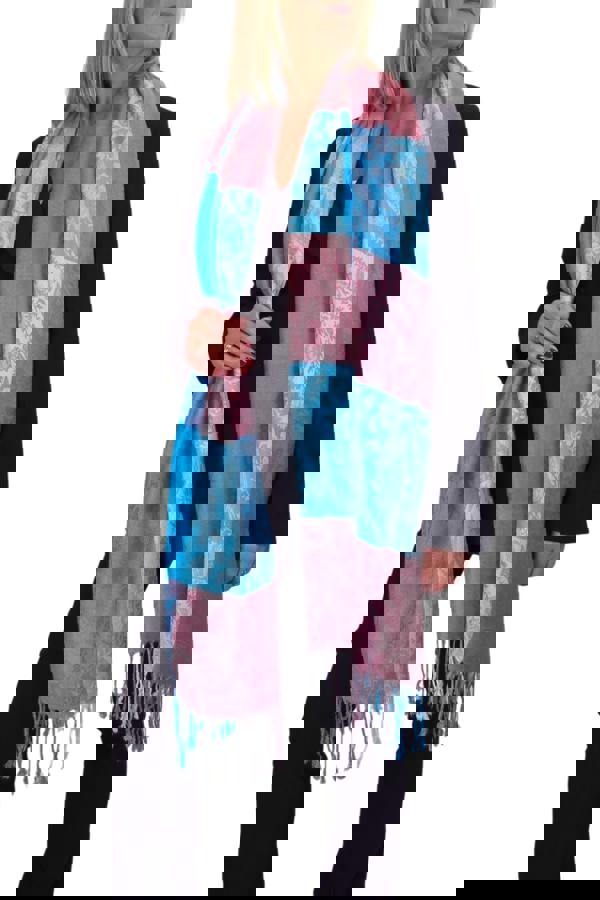 Paulo Due Paisley Design Pashmina-Style Scarf