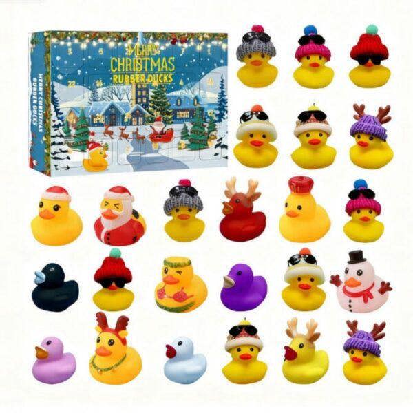 Leaper Christmas Rubber Duck Bath Toy Advent Calendar