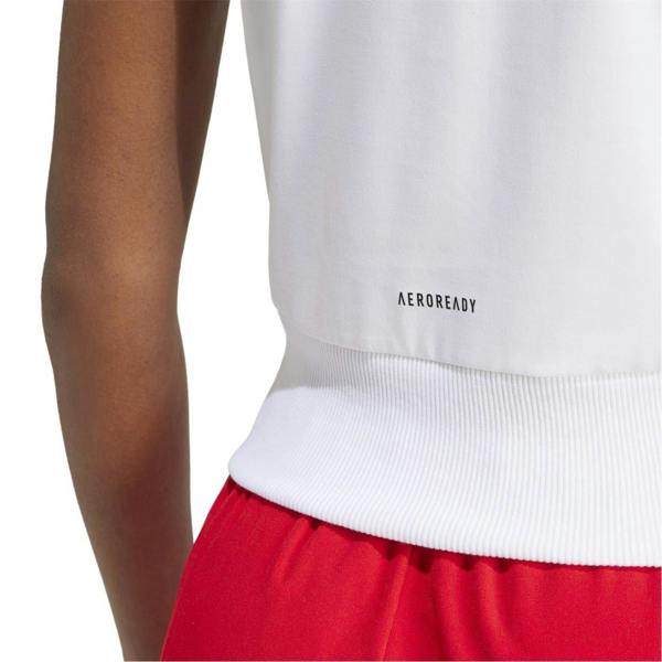 Adidas Womens/Ladies Olympic Poland T-Shirt - White - 