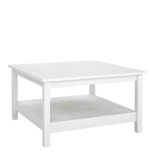 Wyld Haus Wildberry Matt White Wooden Coffee Table