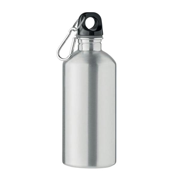 MidOcean Remid Moss Single Wall 500ml Water Bottle - Matt Silver - 