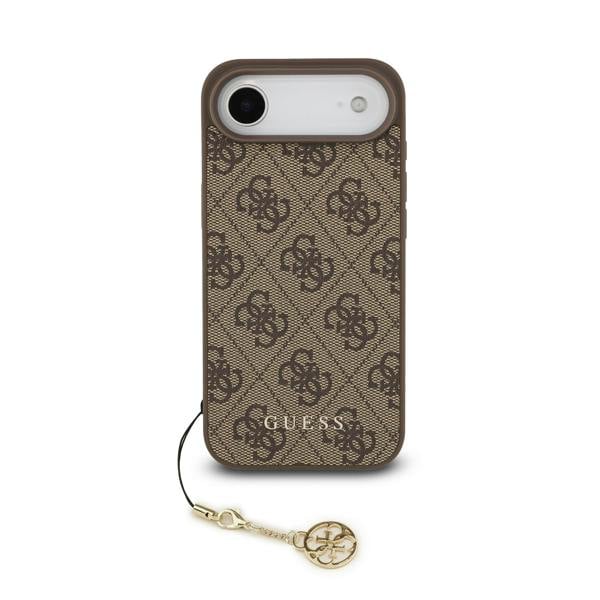Guess 4G Charms Case for iPhone 17 Air 6.5" Tone on Tone Brown - GUHMP17MGF4GCW