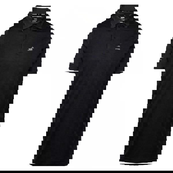 Trespass Mens Mckay Active Polo Shirt - Dark Flint Marl