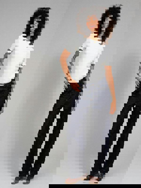 Kite Womens Organic Portesham Ribbed T-Shirt Off-White