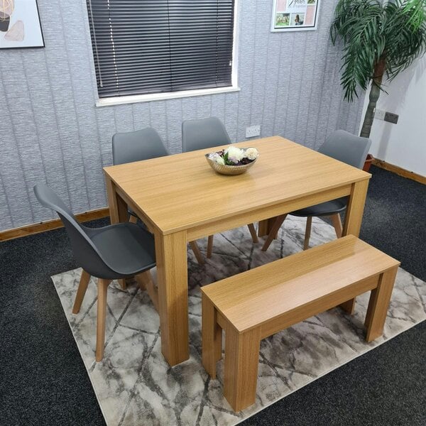 Kosy Koala Dining Table Set with 4 Chairs Dining Room and Kitchen table set of 4, and Benches