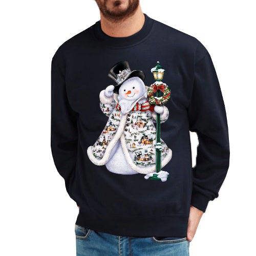 Adults Xmas Printed Sweatshirt - Snowman