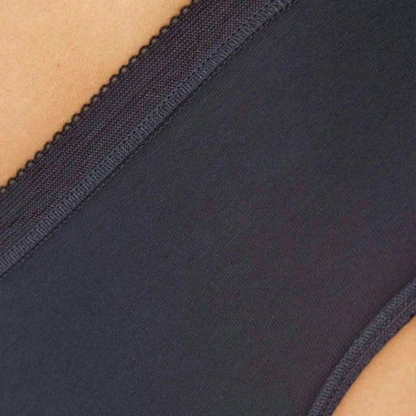 Sloggi Basic 3 Pack Midi Brief, Grey / Ink Grey / Sky