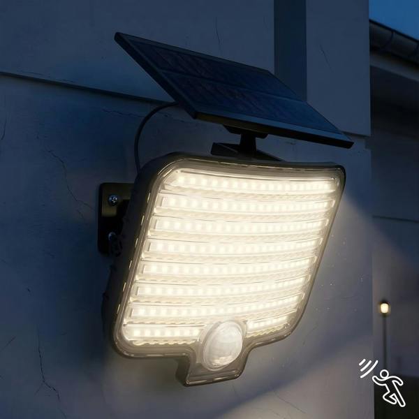 Milagro Alex Solar Floodlight 600Lm 4000K Ip44 Black