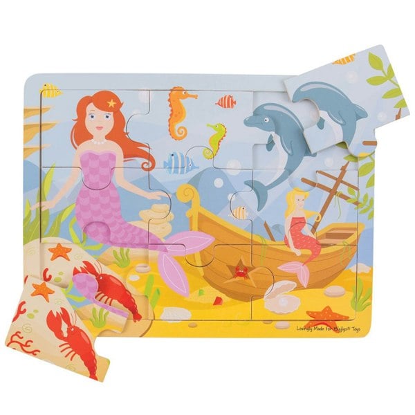 Bigjigs Toys Tray Puzzle (Mermaid)