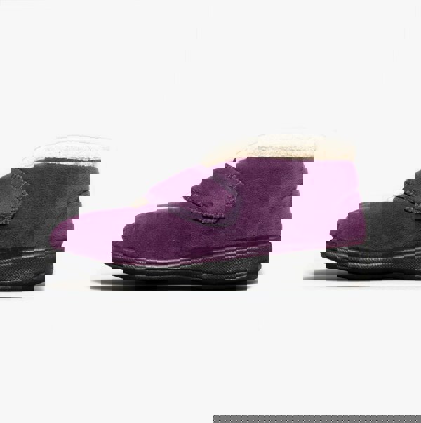 Fleet & Foster LEVITT Womens Boot Slippers Plum