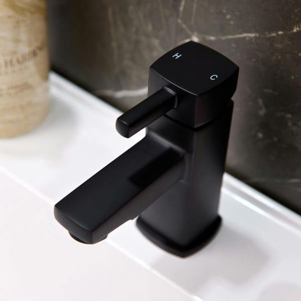 Flode Nisser | Mono Basin Mixer Tap | Matt Black