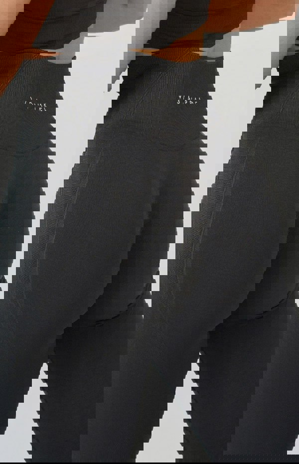 V3 Apparel Tempo Seamless Scrunch Leggings - Slate Grey