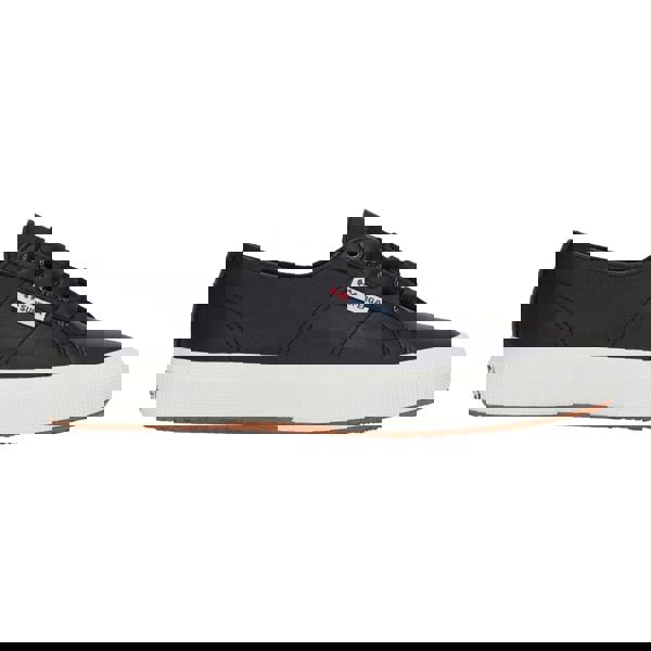 Superga Unisex Adult 2750 Nappa Leather Trainers - Black/Avorio