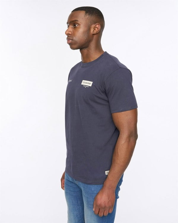 Duck and Cover Mersak T-Shirt Navy
