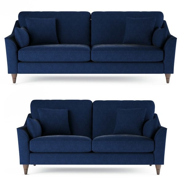 Furnishings For Less Hepburn Fabric Sofa Suite