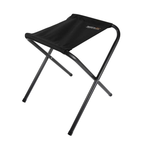 Regatta Great Outdoors Marcos Camping Stool - Black/Seal Grey - 