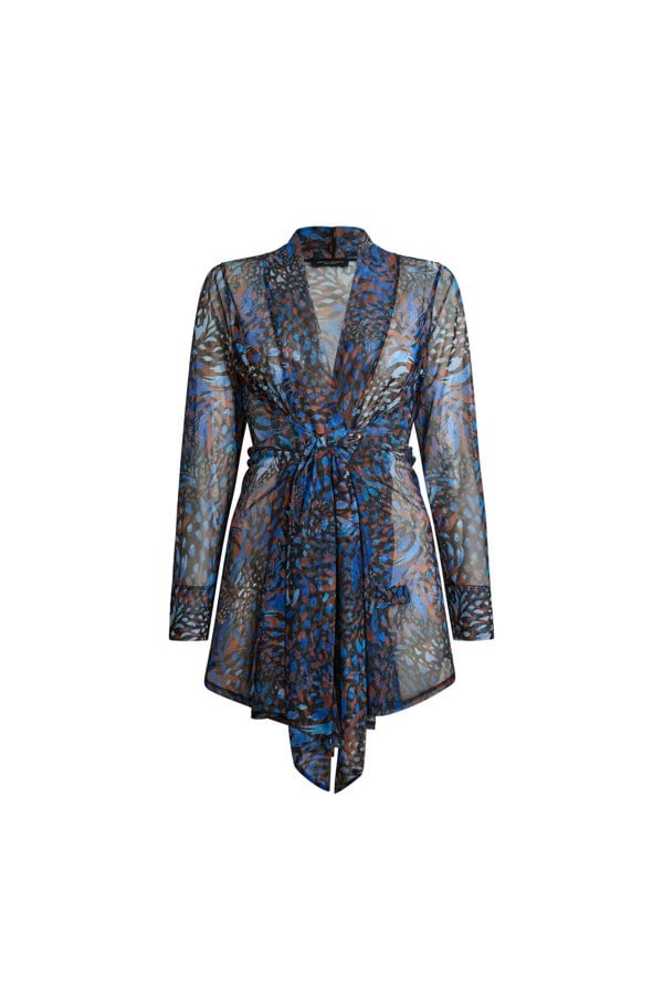 James Lakeland Sheer Printed Jacket