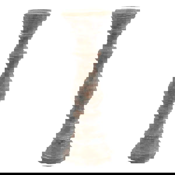 Hill Interiors Siena Column Candle Holder - Brown