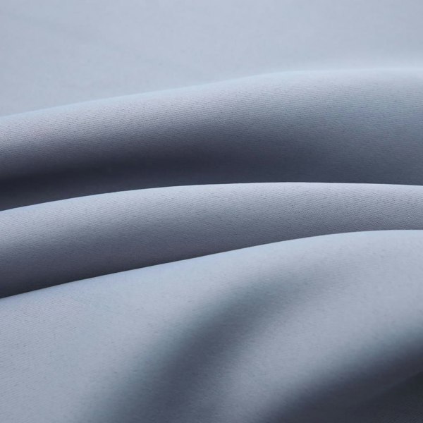 Berkfield Blackout Curtains with Metal Rings 2 pcs Grey 140x245 cm