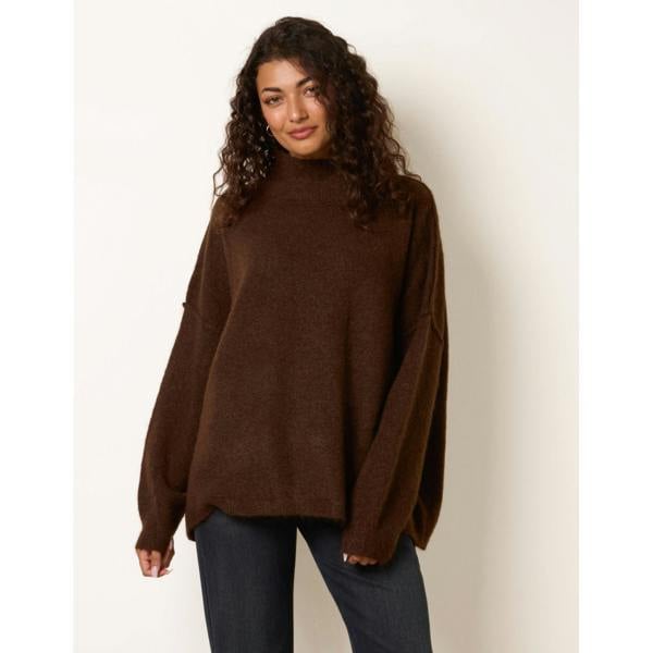 Blue Vanilla High Neck Soft Jumper