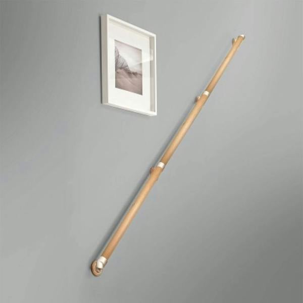 Cheshire Mouldings Rail in a Box (Pine / Oak) & (Nickel / Chrome) Complete Set (L) 3.6m
