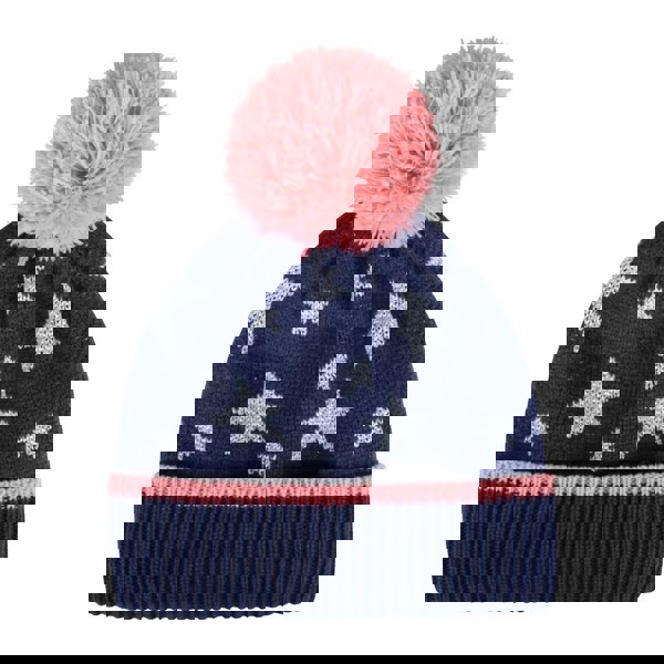 Mountain Warehouse Kids Star Fleece Lined Beanie - Navy