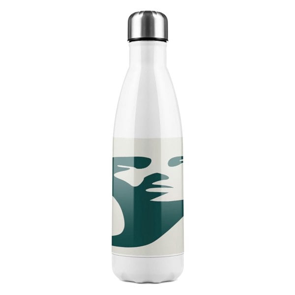 Benjamin Tate Design Geometric Shapes Repeating Designer Stainless Steel Bottle