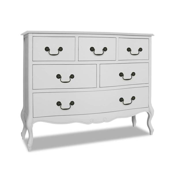 Statement Furniture Juliette Chest of Drawers Large 6 Drawer French Style Bedroom Storage