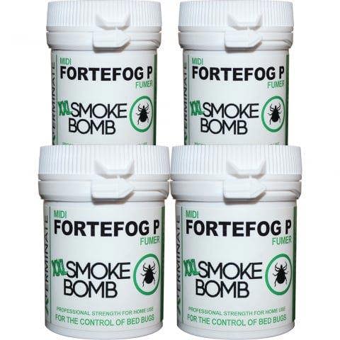Xterminate XXL Smoke Bomb Insect Killer Fogger Fumer for Bed Bugs - 4 Pack