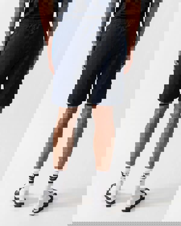 BOSS Orange Mix&Match Mens Stretch-Cotton Regular-Rise Loungewear Shorts with Embroidered Logo - Dark Blue 404