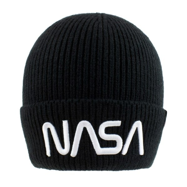 NASA Worm Logo Beanie - Black