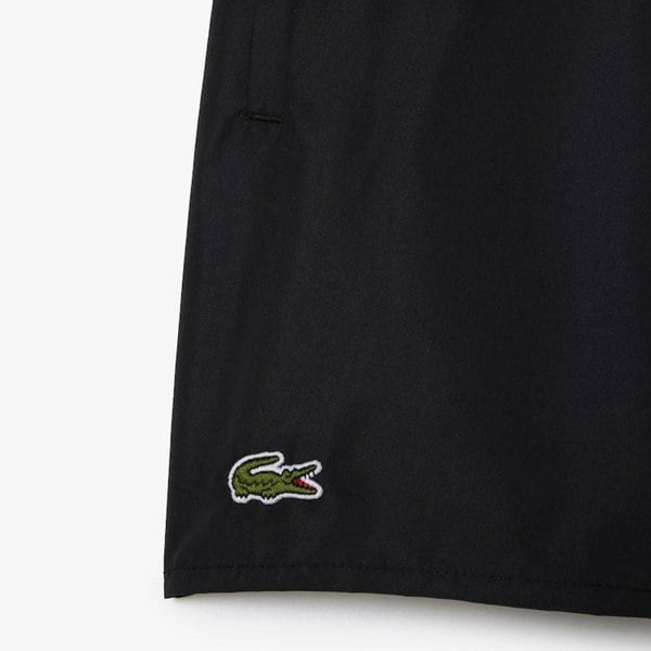 Lacoste Lightweight Swim Shorts Black-SPIRALSEVEN DESIGNER MENSWEAR UK