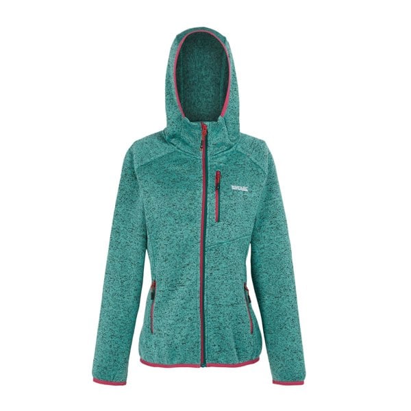 Regatta Women's Newhill Marl Hooded Fleece Jacket - Dusty Green