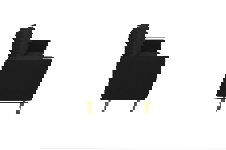 Dorel Home Paxson Clic Clac Sofa Bed in Black Fabric