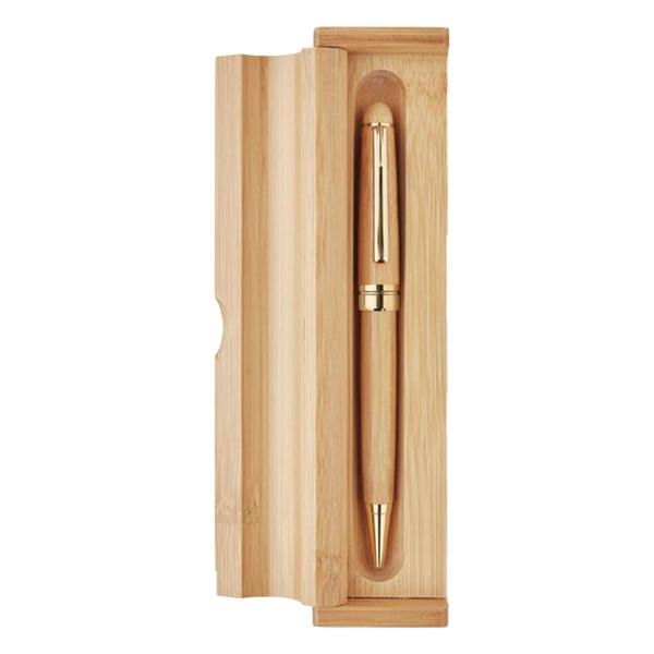 MidOcean Etna Twist Bamboo Pen - Wood - 