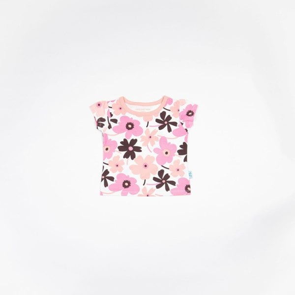 Luca and Rosa Girls Pink Jersey Lounge Tee