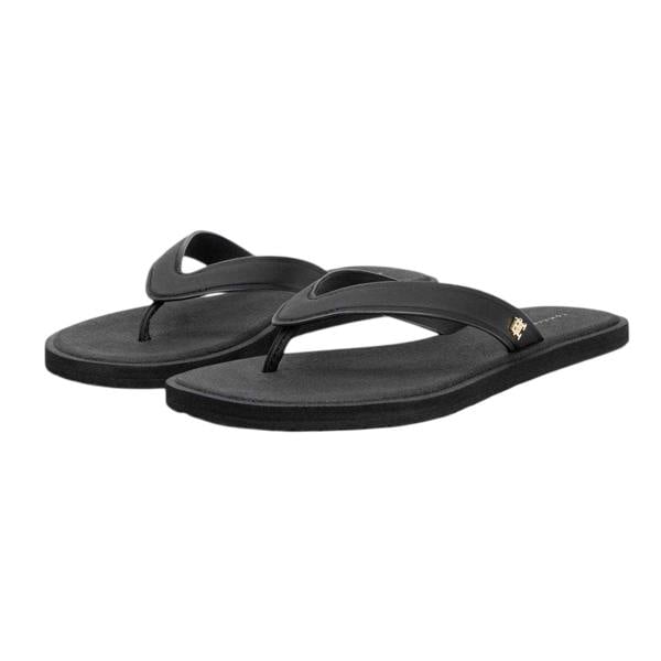 Tommy Hilfiger Womens/Ladies Scandi Slip-on Flip Flops - Black - 