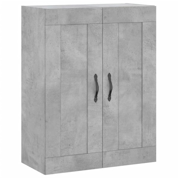 Berkfield Wall Mounted Cabinets 2 pcs Concrete Grey Engineered Wood