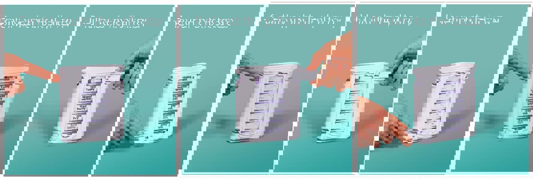 Aidapt Weekday Pill Dispenser