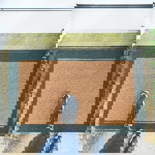 My Mat Printed Coir Border Green