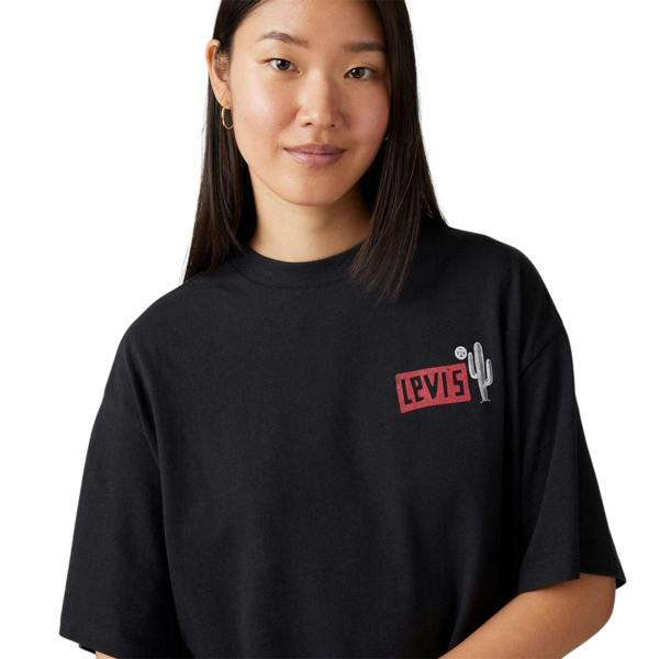 Levis Womens/Ladies Back Print Loose Fit T-Shirt - Blue - 